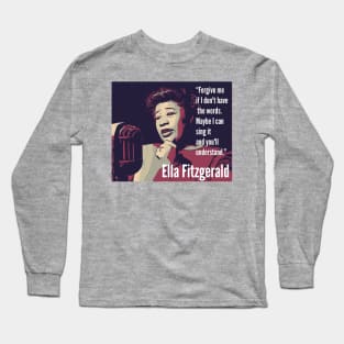 Ella Fitzgerald Long Sleeve T-Shirt